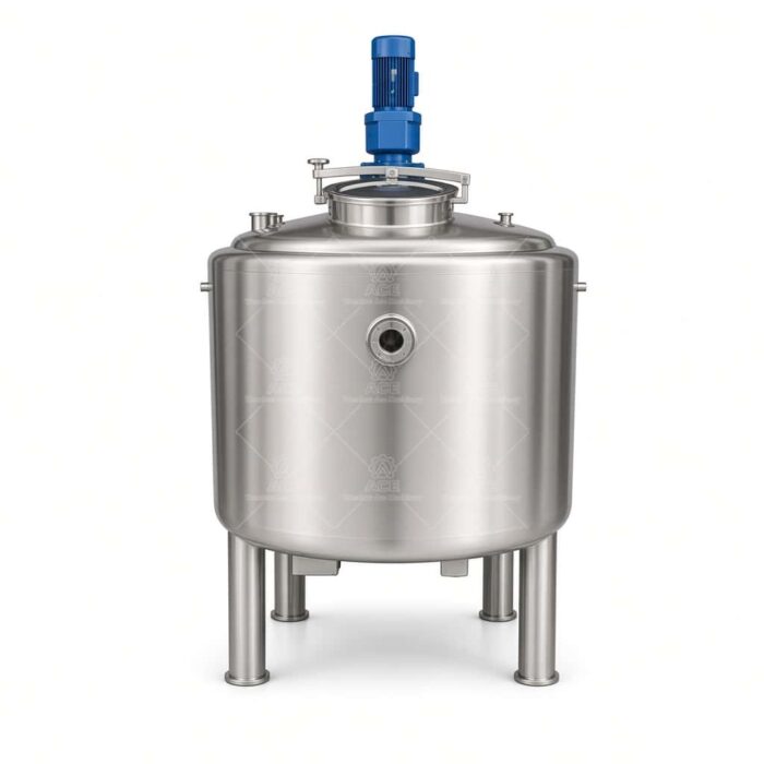 500L Stainless Steel Vacuum Mixing Tank with Agitator Motor Reactor - Image 2