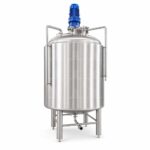 500L Stainless Steel Vacuum Mixing Tank with Agitator Motor Reactor - Image 4