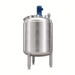 Custom Polished Stainless Steel Mixing Reactor with Gearbox & Jacket for Silicone Sealant - Image 5