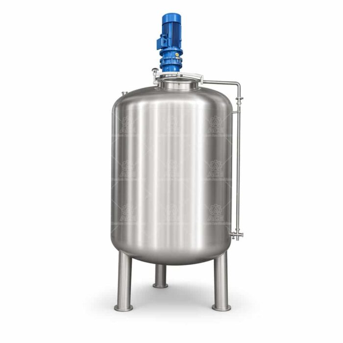 Reator químico elétrico de aço inoxidável de 500L, tanque de pressão selado - Imagem 2