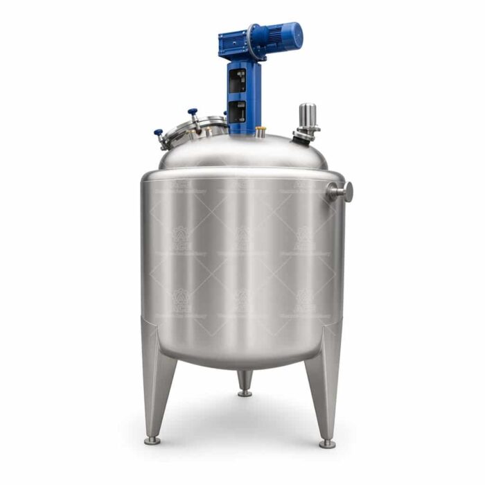 Reator químico elétrico de aço inoxidável de 500L, tanque de pressão selado - Imagem 5