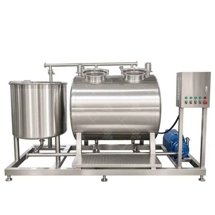 Large CIP Deoxygenated Water Tank – Custom Stainless Steel Tank Body - Image 3