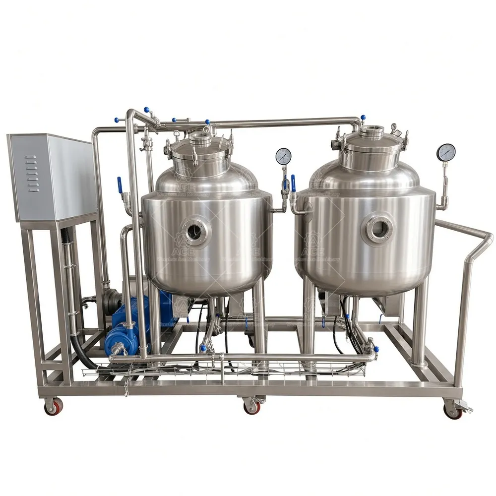 Large CIP Deoxygenated Water Tank – Custom Stainless Steel Tank Body