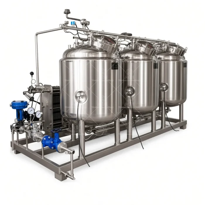 50L 100L Portable Brewery CIP Cleaning System for Beer Plants - Image 2