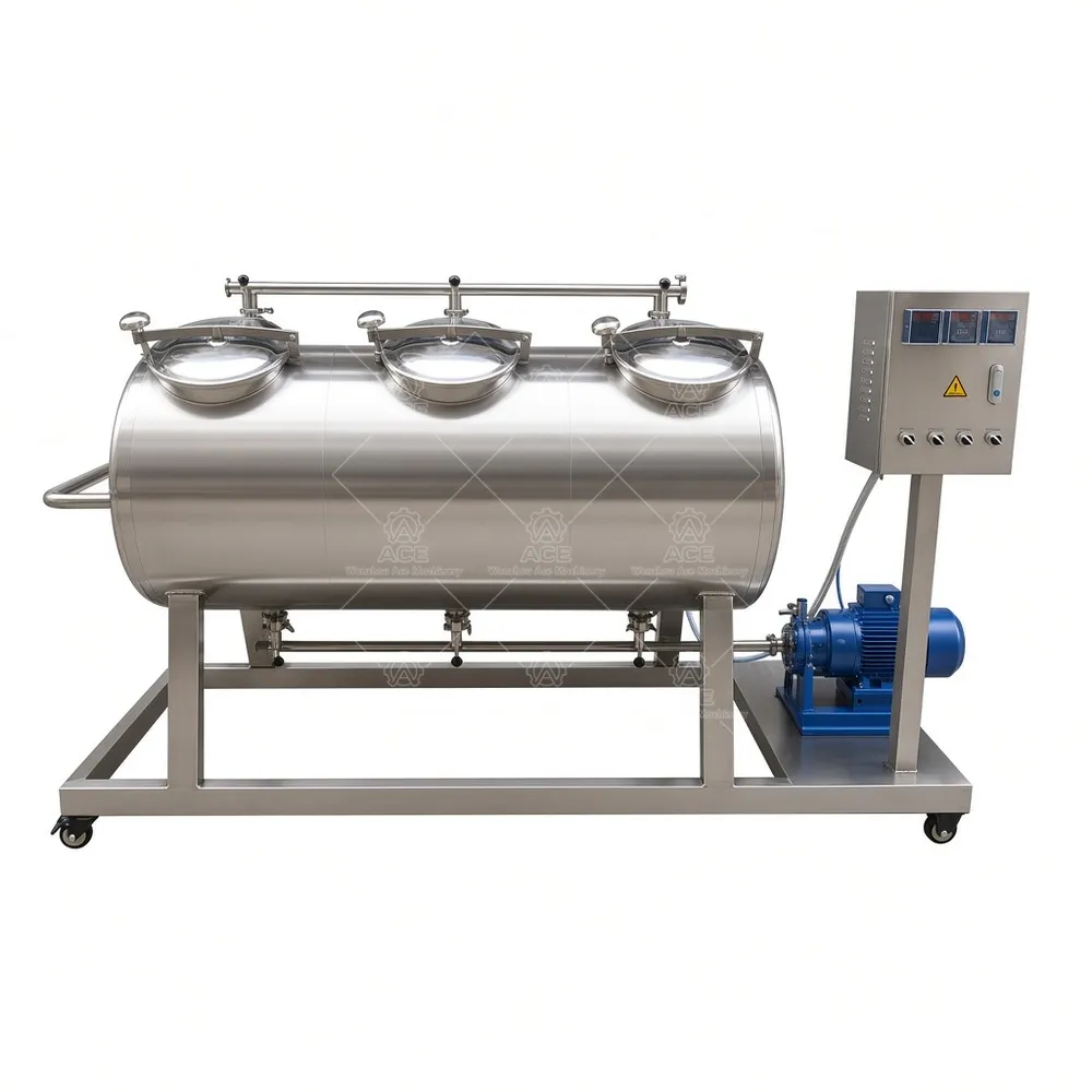 Portable CIP Cleaning System for Craft Brewery Dairy Beverage Stainless