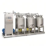 Portable CIP System for Stainless Steel Tanks Small Mobile Cleaning Skid