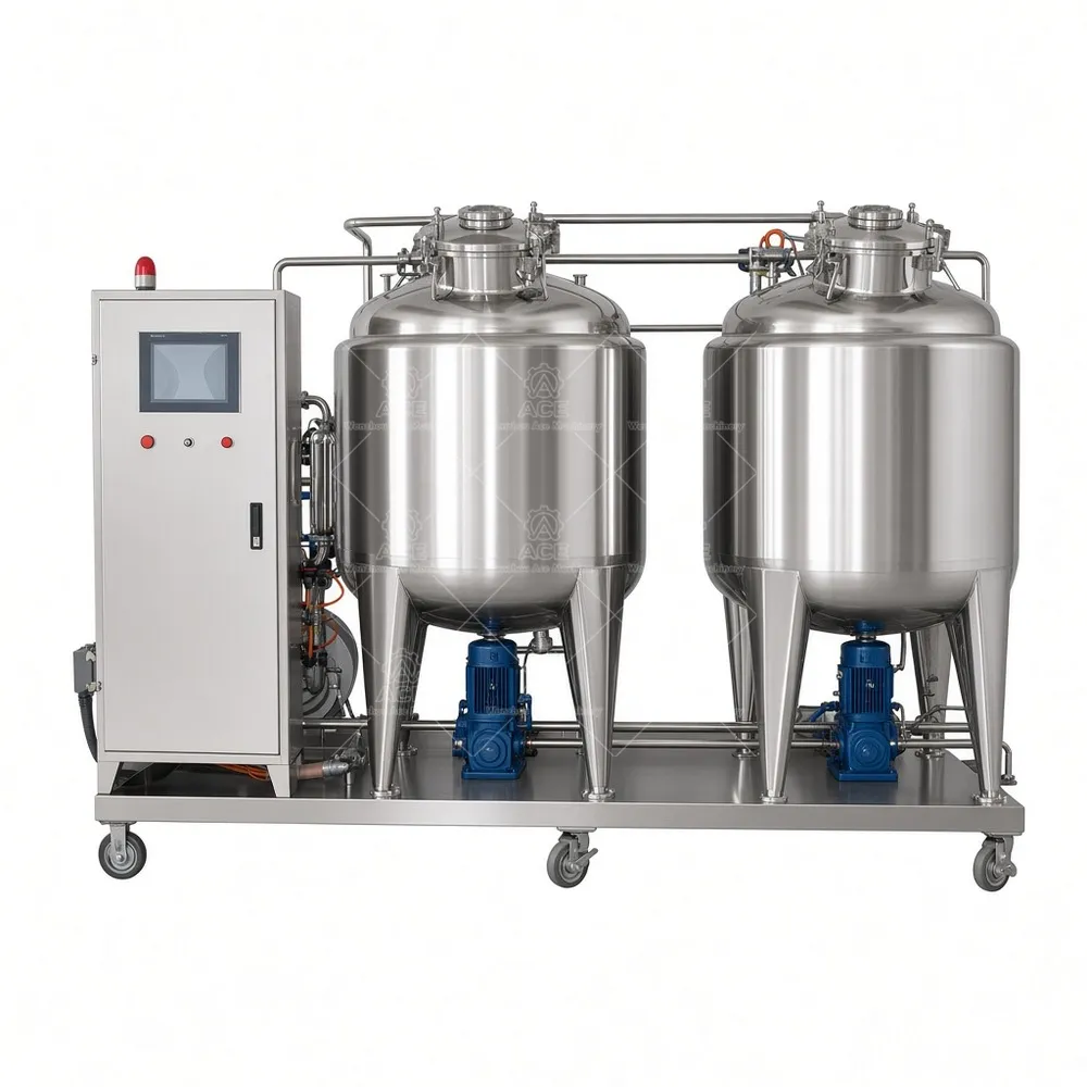500L Integrated CIP System | 304/316 Stainless, Dairy & Juice