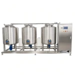 100L 304/316L Mobile Dual Tank CIP Cleaning System for Beverage & Dairy - Image 3