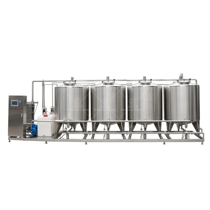 100L 304/316L Mobile Dual Tank CIP Cleaning System for Beverage & Dairy - Image 6