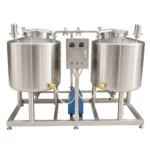 300L Movable Stainless Steel Dual Tank CIP System with Motor Washer Pump - Image 6