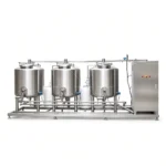 500L Stainless Steel Split Dual Tank CIP Cleaning Unit on Wheels - Image 4