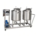 50L Dual Tank Mobile CIP System, 304/316L Stainless Steel