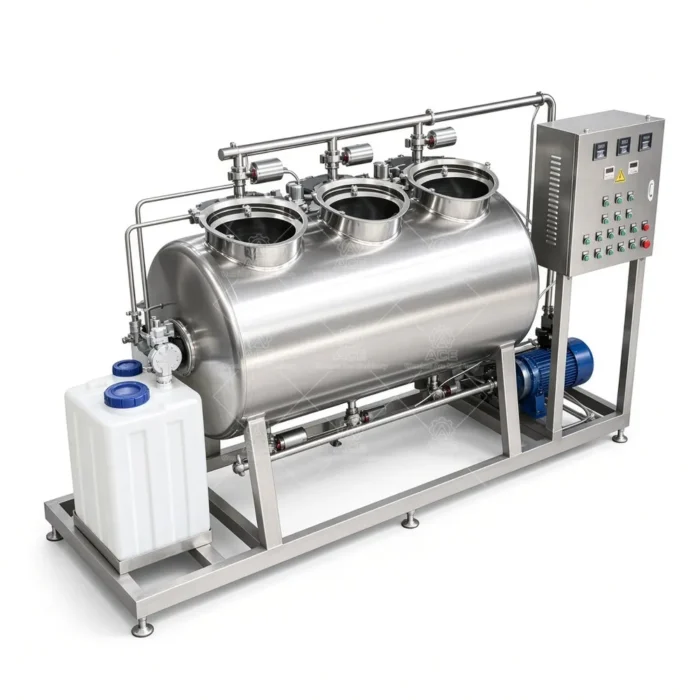 Mobile Split Type Single Tank CIP System for Food Processing - Image 2