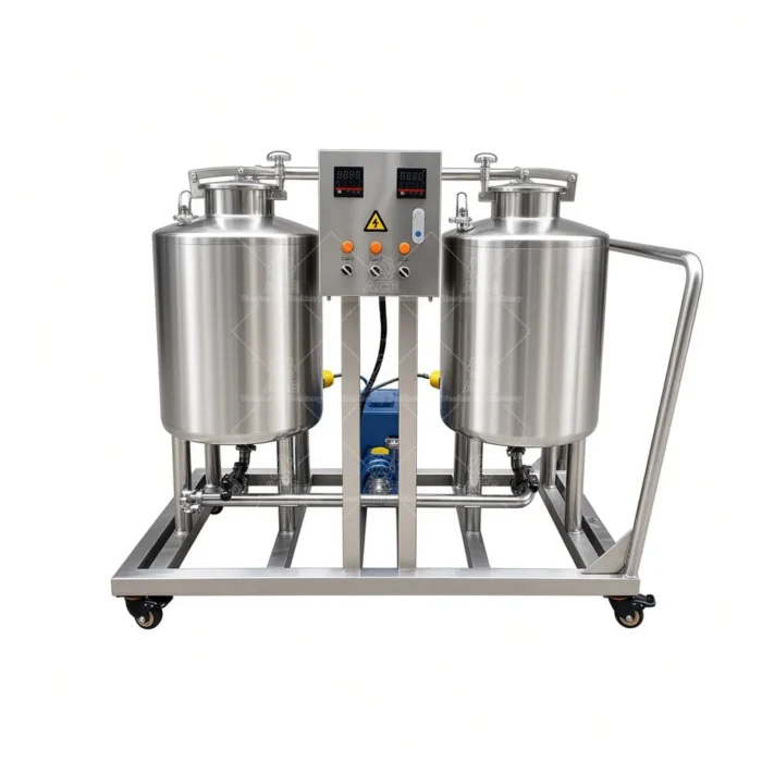 304/316L Stainless Automatic CIP Cleaning System for Dairy Beverage Brewery - Image 4