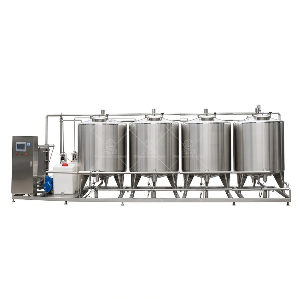 Semi-Automatic CIP Cleaning System for Dairy, Soft Drink and Juice Plants