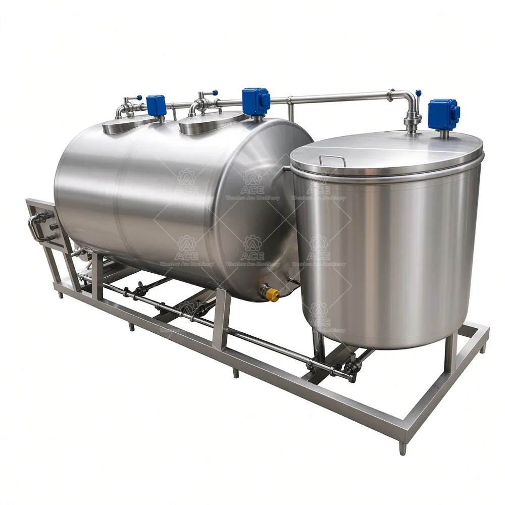 Factory Automatic Stainless Steel CIP Cleaning Cart with Pump and Sterilizer
