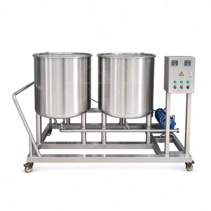1000L Automatic CIP System | 304/316 Stainless Steel Cleaning Tank - Image 2