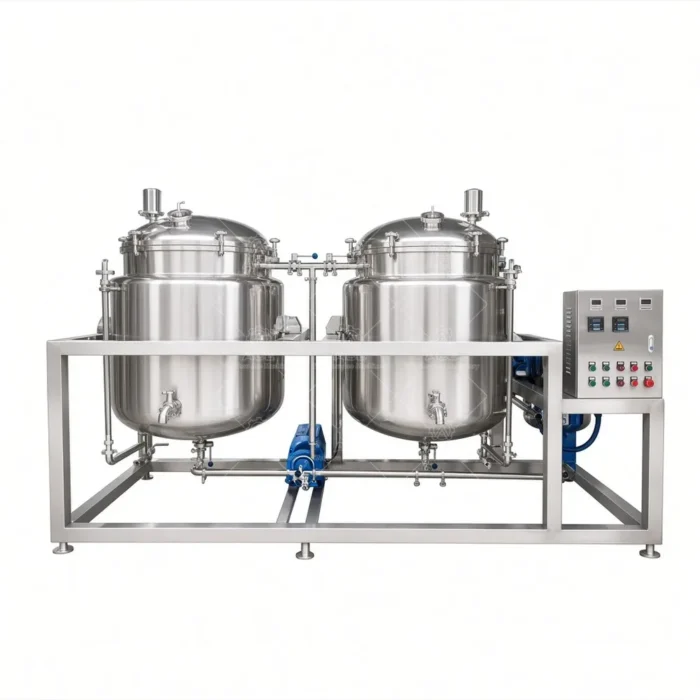 Sanitary CIP Cleaning System for Yogurt Dairy Beverage Brewery Lines - Image 3