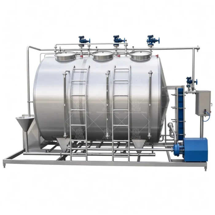 2000L Fully Automated Single Tank CIP Cleaning System with Ethanol Recovery - Image 2
