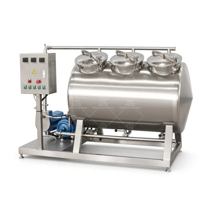 1000L Custom Stainless Steel CIP Cleaning System for Brewery Dairy Juice - Image 5