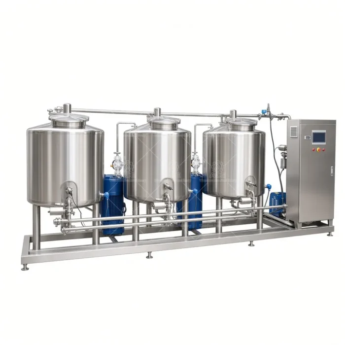 Customizable Stainless Steel CIP Cleaning System for Juice Plants - Image 2