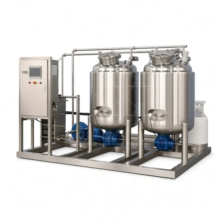 Customizable Stainless Steel CIP Cleaning System for Juice Plants - Image 4