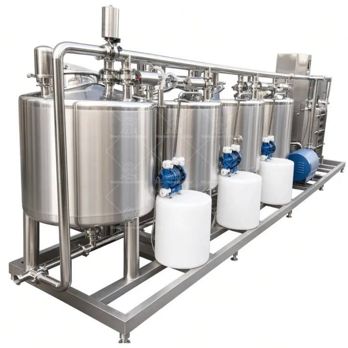 Customizable Stainless Steel CIP Cleaning System for Juice Plants - Image 5