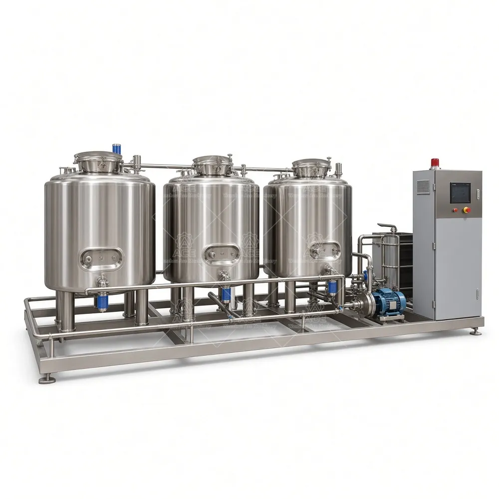 Small Scale Semi-Automatic CIP System for Beverage, Dairy & Brewery
