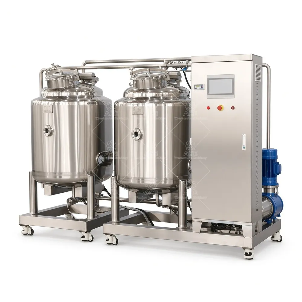CIP Skid Tank Cleaning System for Brewery and Dairy Plants