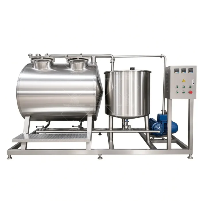 Double Tank CIP Cleaning Unit, Explosion-Proof Pump, Beer & Dairy - Image 3