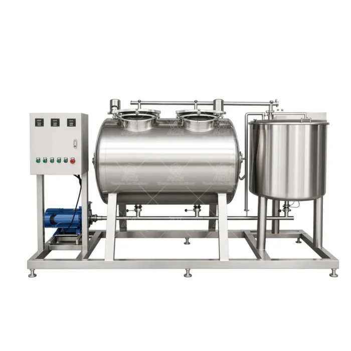 200L Stainless Steel CIP System for Milk Beer Wine Lines, 1-Year Warranty - Image 6