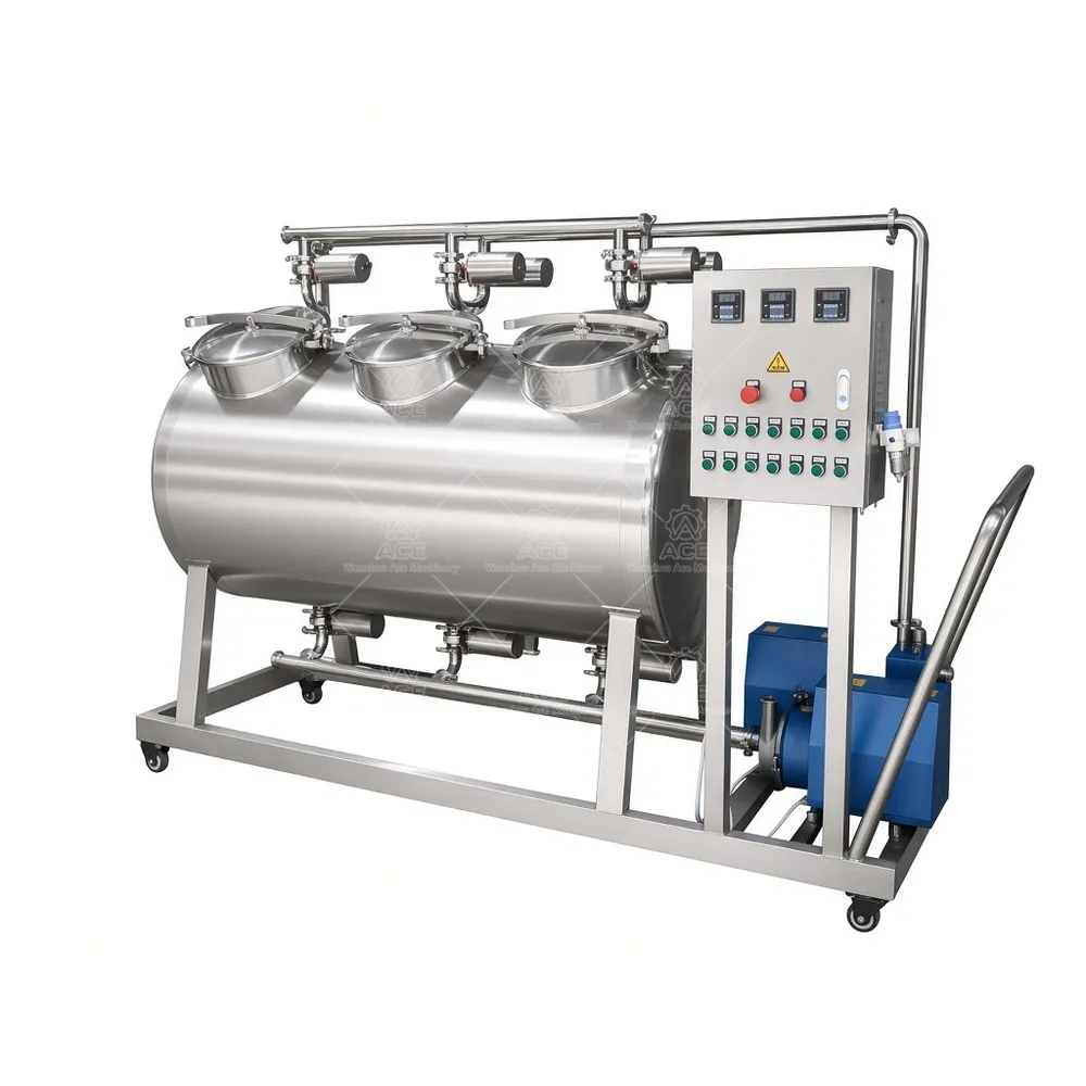cip (186).webp Double Tank CIP Cleaning Unit, Explosion-Proof Pump, Beer & Dairy - Image 1