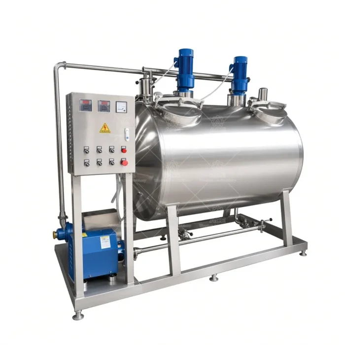 100L Mobile Stainless Steel CIP Cleaning Cart for Material Pipelines - Image 3