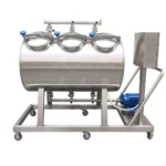 100L Mobile Stainless Steel CIP Cleaning Cart for Material Pipelines