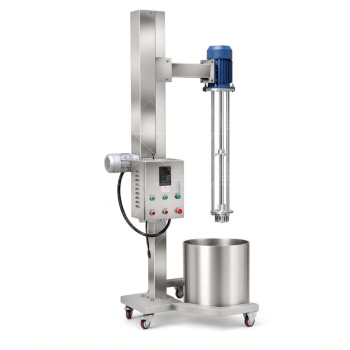 Mobile Lift High Shear Mixer Homogenizer per shampoo, gel doccia e salsa alimentare - immagine 2