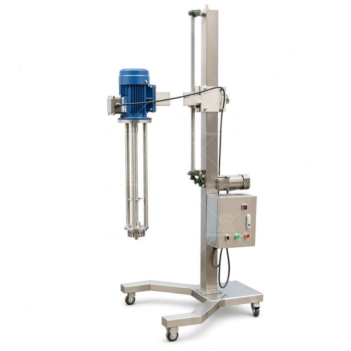 Movable High Shear Homogenizer Mixer for Cosmetic Cream Emulsifier - Image 3