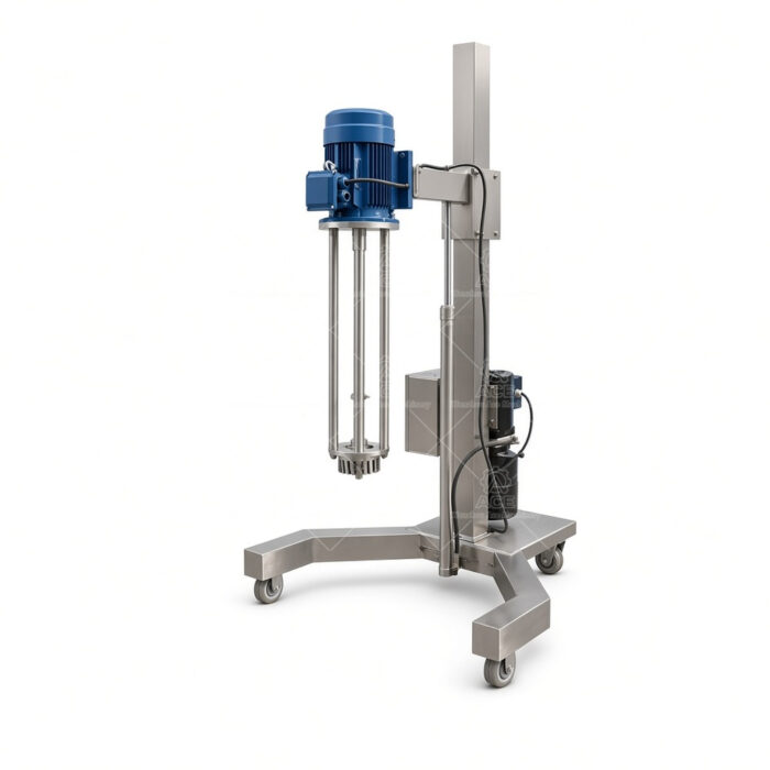 2.2kW VFD Electric Lift Paint Batch High Shear Disperser - Image 5
