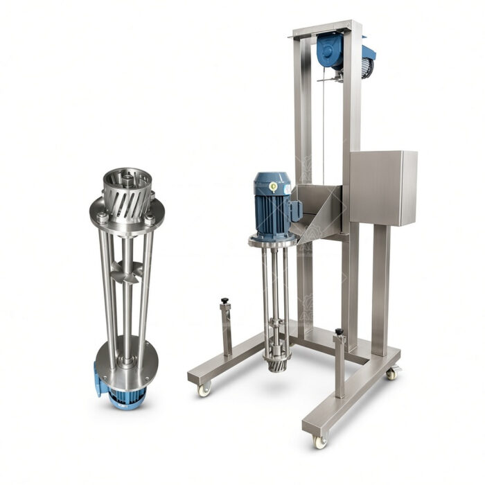 Mobile Lift High Shear Mixer Homogenizer for Shampoo & Carbomer Gels - Image 2