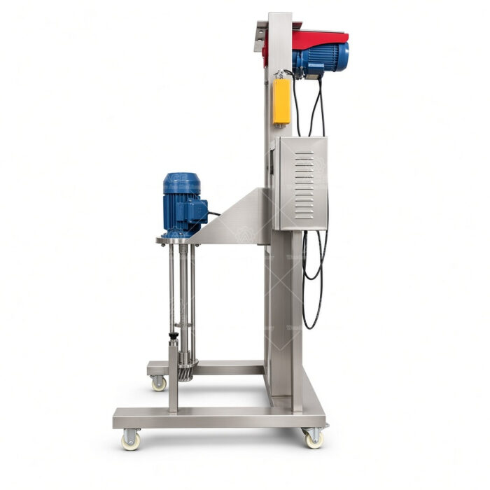 Mobile Lift High Shear Mixer Homogenizer for Shampoo & Carbomer Gels - Image 4