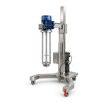 Lift Type Pneumatic Batch High Shear Mixer 5 Gallon VFD Ready