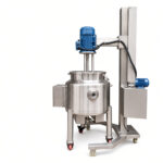 Manual Lifting High Shear Homogenizer Mixer with Stand for Shampoo & Detergents - Image 6