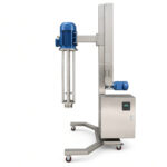 Movable High Shear Homogenizer Mixer with Electric Lift for Creams & Lab - Image 5
