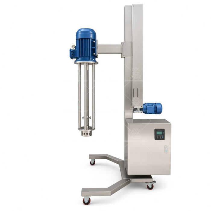 Movable High Shear Homogenizer Mixer with Electric Lift for Creams & Lab - Image 5