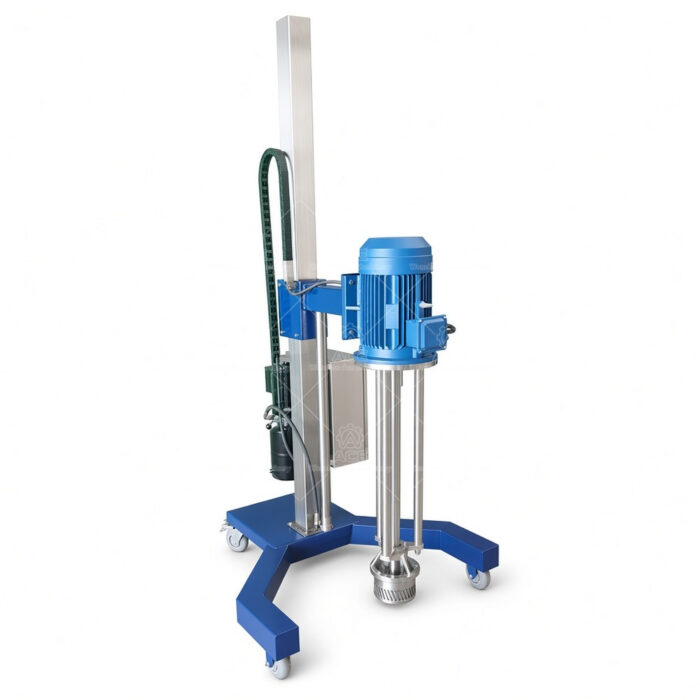 Mobile Lift Batch High Shear Mixer for Shower Gel Face Cream Sauce - Image 5