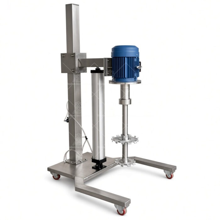 Mobile Lift High Shear Homogenizer Mixer Emulsifier for Cream Shampoo - Image 3