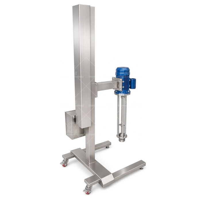 Mobile Lift High Shear Mixer Omogeneizzatore per Crema Viso Gomma Xantano Olio di Silicone - immagine 3