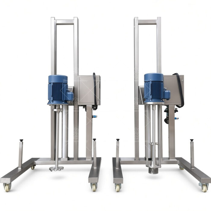 Batch High Shear Mixer Pneumatic Lifting Movable Homogenizer Emulsifier - Image 6