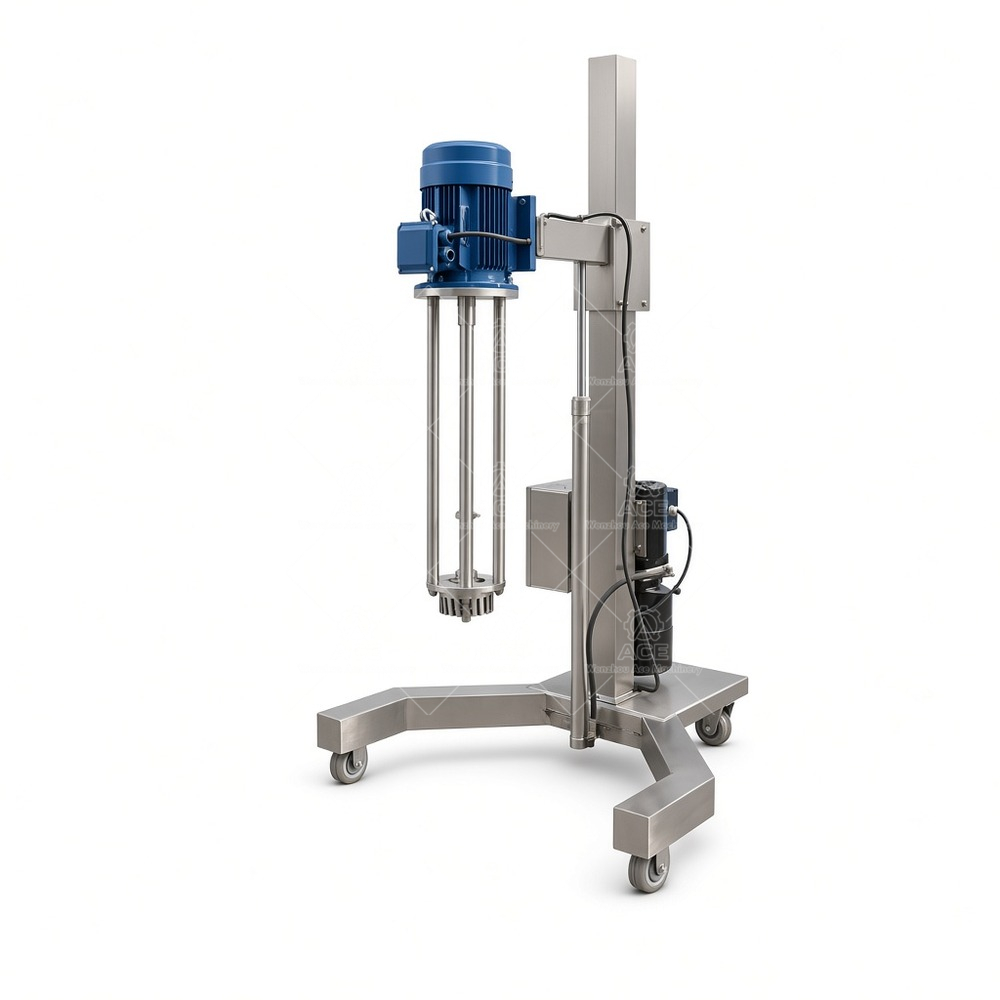 Batch High Shear Mixers (54).jpg Miscelatore ad alta taglio sollevabile | Omogeneizzatore per crema a batch - immagine 1