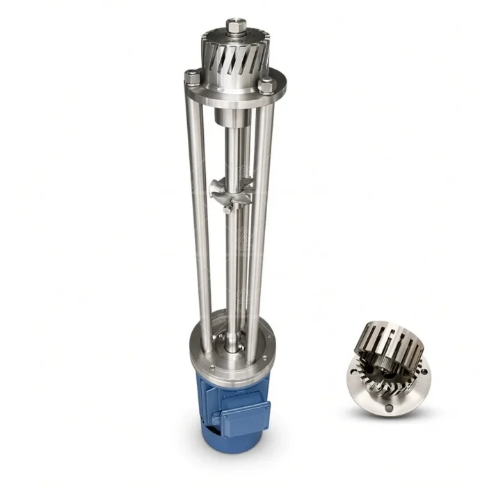 Industrial Batch High Shear Homogenizer for Shampoo Cream Gel Xanthan - Image 6