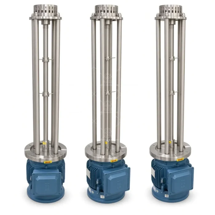 High Shear Dispersing Homogenizer for Powder & Liquid Pneumatic Mixer - Image 3
